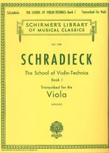 School of Violin-Technics Book 1 Transcribed for Viola