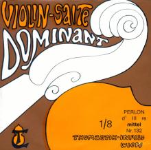 Dominant Violin Aluminum D String - medium - 1/8