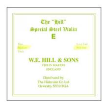 Hill Violin E String, Ball - thick - 4/4