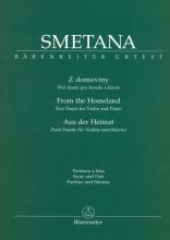 Smetana - From My Homeland for Violin and Piano (BAR)