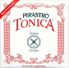 Tonica Violin Silver D String - stark - 4/4 (New Formula)