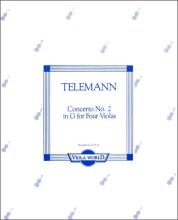 Telemann - Concerto No. 2 in G Major for 4 Violas (VLAW)