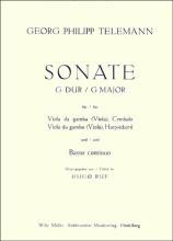 Telemann - Sonata for Viola, Piano & Continuo in G major