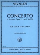 Vivaldi - Violin Concerto in A minor, Op. 3 No. 6, RV 356 (INT)