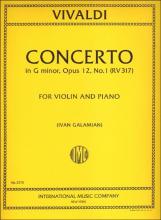 Vivaldi - Violin Concerto in G minor, Op.12 No.1, RV 317 (INT)