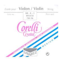 Corelli Crystal Violin E String, Ball - forte - 4/4