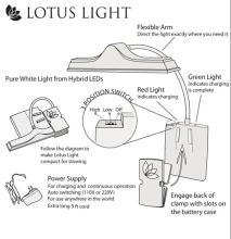 Lotus Light Model LED14 - Stand light